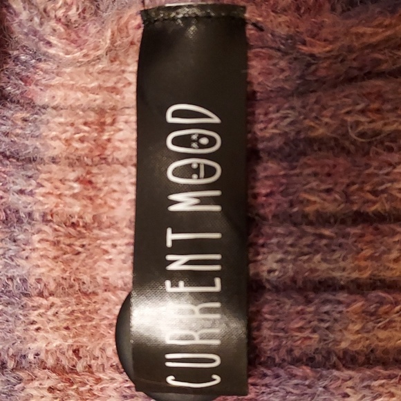 Dolls Kill Current Mood NWT Multicolored Faux Fur Hooded Cardigan Sweater 3X - Picture 4 of 7